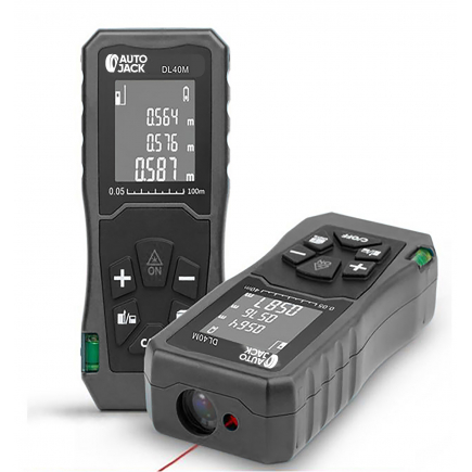 Handheld Digital Laser Point Distance Meter Tape Range Finder Measure 40m/131ft 