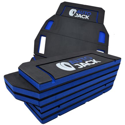 Autojack Foldable Technician Mat 570mm Comfortable EVA Foam Work Mat with Storage Compartments for Mechanics, Garage & Roadside Repairs