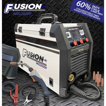 Autojack Professional Inverter Welder, Synergic, Pulsed MIG / MAG / MMA Welding Machine