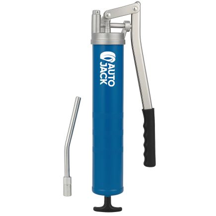 Autojack Heavy Duty Grease Gun, 10,000 PSI Lever Action, Bulk & Cartridge Loading, Air Release Valve, for Automotive, Agricultural, Industrial Use