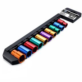 Autojack 1/2 SQ Drive 10pc Metric Professional Socket Set