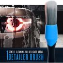 Autojack Automotive Detailing 6 Pc Brush Set for Cleaning Car Exterior, Interior, Wheels, Dash, Vents