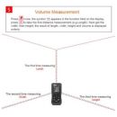 Autojack Handheld Digital Laser Point Distance Meter Tape Range Finder Measure 40m 131ft