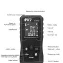 Autojack Handheld Digital Laser Point Distance Meter Tape Range Finder Measure 40m 131ft