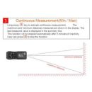 Autojack Handheld Digital Laser Point Distance Meter Tape Range Finder Measure 40m 131ft