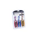 Autojack Folding Ball End Allen Hex Keys 3pc Multi Coloured Tool