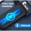 Autojack Mini Cordless Jet Blower Compressed Air Duster 130000RPM, 60m/s Turbo Airflow, 4-Speed