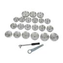 Autojack 23pcs Oil Filter Removal Cap Cup Wrench Socket Tool Kit compatible for BMW VW Universal