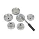 Autojack 23pcs Oil Filter Removal Cap Cup Wrench Socket Tool Kit compatible for BMW VW Universal
