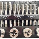 Autojack 32 Piece Metric Tap & Die Set Split Dies