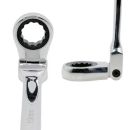 Autojack Metric Double Box End Ratchet Wrench Set 5 Piece Extra Long Flex Head