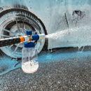 Autojack Detailing Snow Foam Cannon Lance 1 L Compatible with Karcher K2 to K7 Pressure Washers Brass Nozzle, Leak Proof Bottle & Adjustable Spray