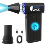 Autojack Mini Cordless Jet Blower Compressed Air Duster 130000RPM, 60m/s Turbo Airflow, 4-Speed