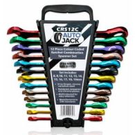 Autojack 12 Piece Multi-coloured Ratchet Spanner Set