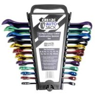 Autojack 12 Piece Multi-coloured Combination Spanner Set