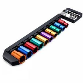 Autojack 1/2 SQ Drive 10pc Metric Professional Socket Set