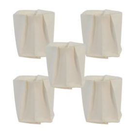 Lumberjack Pack Of 5 Replacement Paper Filter Bags For Extractor