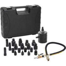 Autojack 21 Piece Pneumatic Injector Puller Air Vibration Removal Tool Kit