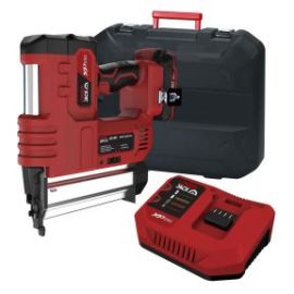 Lumberjack Cordless 20V XPSERIES Nail & Staple Gun Kit Fast Charger and 2Ah Battery with Case