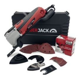 Lumberjack Electric Multi Tool Oscillating 300W Variable Speed with 29 Accessories Included