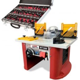 Lumberjack Router Table with 35pc cutter set 1/4 inch