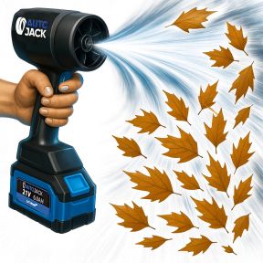 Autojack Cordless Brushless Air Blower Car Dryer Multi-Purpose Use 130000 RPM 6Ah Battery 21V Heavy Duty High Power