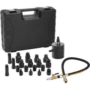 Autojack 21 Piece Pneumatic Injector Puller Air Vibration Removal Tool Kit