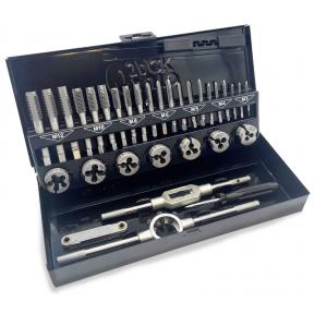 Autojack 32 Piece Metric Tap & Die Set Split Dies