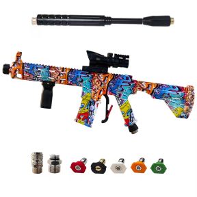 Autojack GRAFFITI High Power 5000 PSI Pressure Washer Gun with Extension Wand, Replica Rifle Inspired Design Includes Telescopic Sight, Quick Release Coupling & M22 Adapter