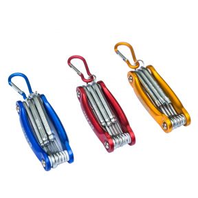 Autojack Folding Ball End Allen Hex Keys 3pc Multi Coloured Tool