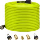 Autojack 3 Pack Stubby Lance 20m Hose & Snow Foam Cannon | High Pressure Jet Wash Kit Up to 5000 PSI | M22-14mm Quick Release for Karcher, Nilfisk, Stihl, Gerni, Bosch