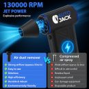 Autojack Mini Cordless Jet Blower Compressed Air Duster 130000RPM, 60m/s Turbo Airflow, 4-Speed