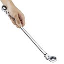 Autojack Metric Double Box End Ratchet Wrench Set 5 Piece Extra Long Flex Head
