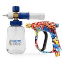 Autojack 4000 PSI High Pressure Stubby Gun + Snow Foam Cannon Lance Bundle