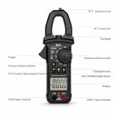 Autojack Digital Clamp Meter AC/DC Current Voltage Multimeter Temp Volt Amp Tester Flashlight