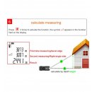 Autojack Handheld Digital Laser Point Distance Meter Tape Range Finder Measure 40m 131ft