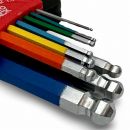 Autojack Mini Ball End Allen Hex Key Set 9Pc Multi Coloured Tools