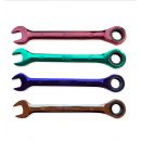 Autojack 12 Piece Multi-coloured Ratchet Spanner Set