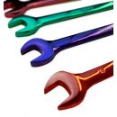 Autojack 12 Piece Multi-coloured Ratchet Spanner Set