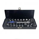Autojack 18 Piece Oil Drain Sump Plug Key Socket Set 3/8