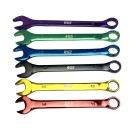 Autojack 12 Piece Multi-coloured Combination Spanner Set