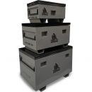 GORILLA Site Boxes x3 Heavy Duty Storage Safes for Garage, Workshop & Vans