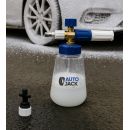 Autojack Detailing Snow Foam Cannon Lance 1 L Compatible with Karcher K2 to K7 Pressure Washers Brass Nozzle, Leak Proof Bottle & Adjustable Spray